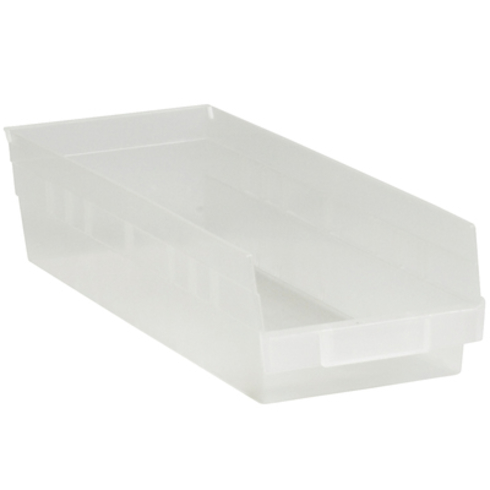 17 7/8 x 6 5/8 x 4in. Clear Plastic SBB 20/CS, Height 4 in, Width 6.625 in, Bins Included (qty.) 20 Model# BINPS112CL